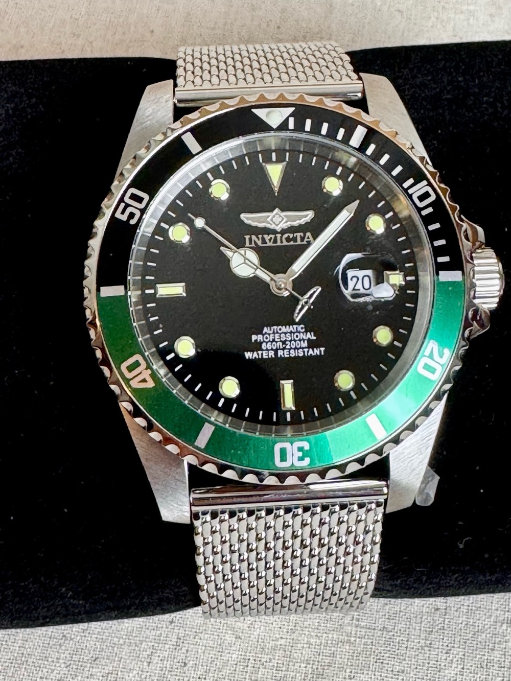 Invicta Automatic Grand Diver Green/Black 47mm Starbucks Dive Watch 48887 NWT